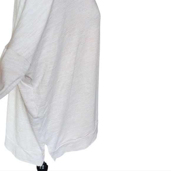 Banana Republic Top Women's L Minimalist Lounge Pilates Luxespun Boxy V-Neck - Picture 4 of 13